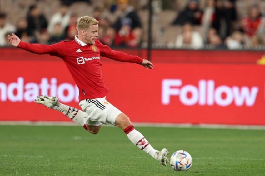 Donny van de Beek has confirmed his exit from Manchester United