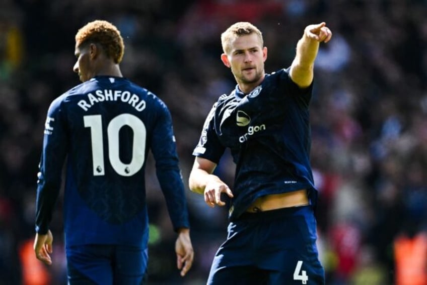 Matthijs de Ligt (right) and Marcus Rashford (left) struck in Man Utd's win at Southampton