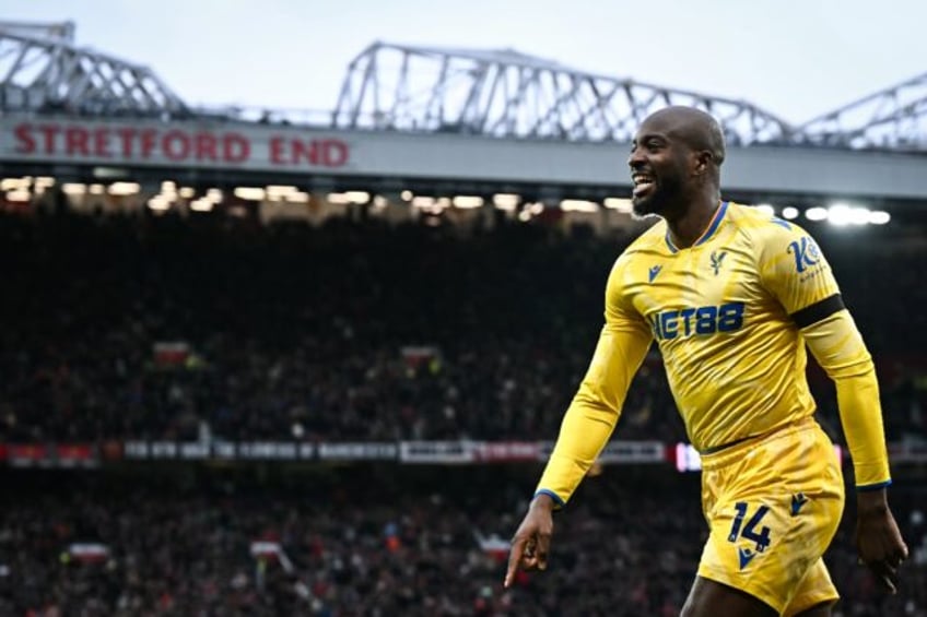 Jean-Philippe Mateta scored twice in Crystal Palace's 2-0 win at Man Utd