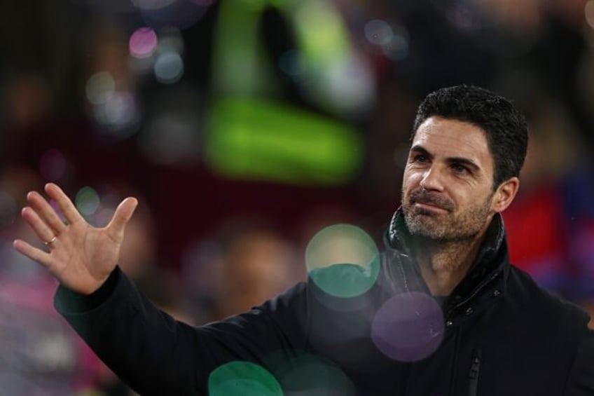 Arsenal's Spanish manager Mikel Arteta