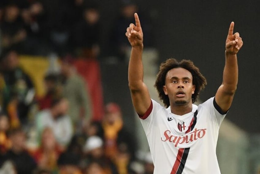 Joshua Zirkzee's strike against Roma was his 12th of the season