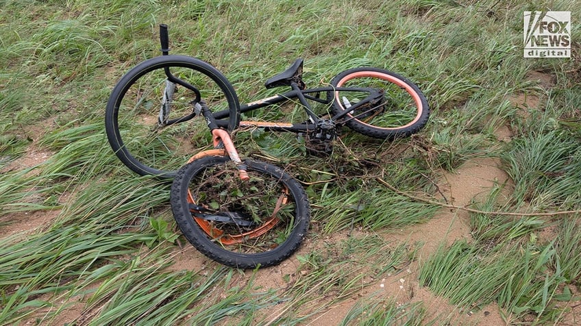 Bikes swept up in Texas floods