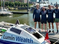 Man who left corporate job joins 3 veterans rowing across North Atlantic in world record pursuit