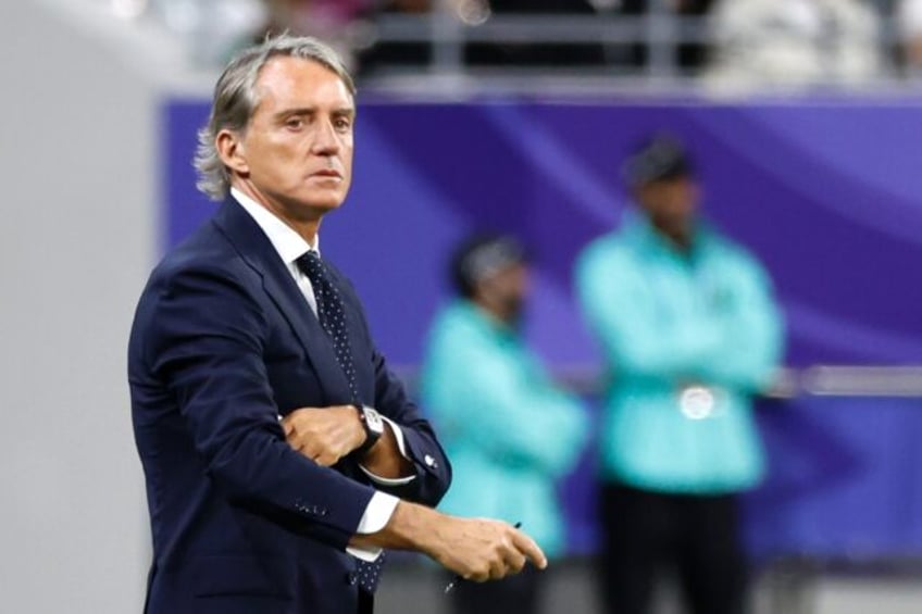 Roberto Mancini is in charge of Saudi Arabia at the Asian Cup