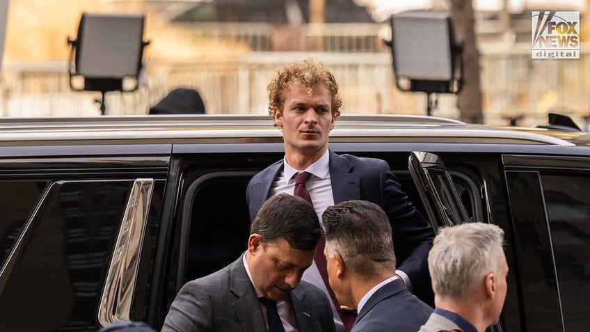 Daniel Penny arrives at court in New York City for the trial in the chokehold death of Jordan Neely on a New York City Subway car