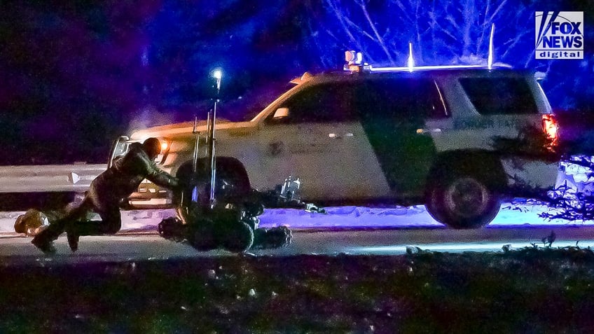 Investigations continue at the scene where a US Border Patrol Agent was shot dead in Vermont