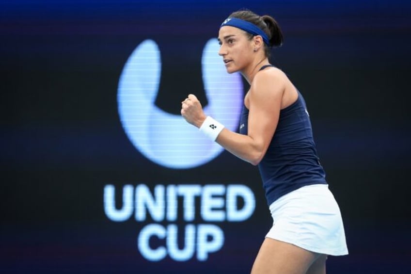 Caroline Garcia steered France into the United Cup quarter-finals