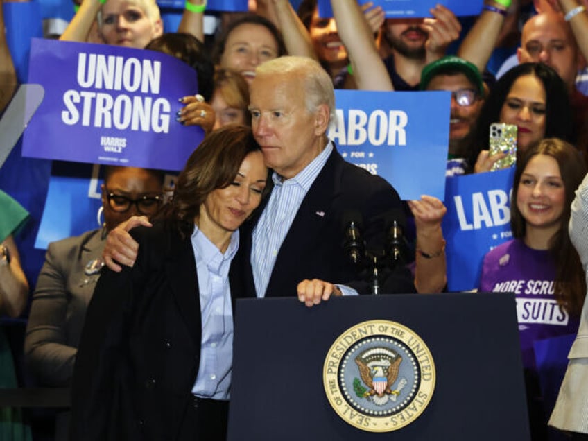 PITTSBURGH, PENNSYLVANIA - SEPTEMBER 02: Democratic presidential nominee, U.S. Vice Presid