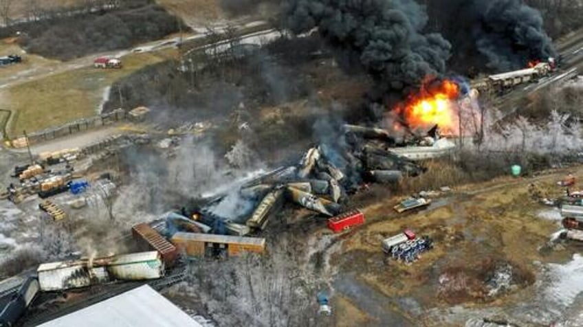 many east palestine residents question intentions of bidens visit a year after toxic train derailment