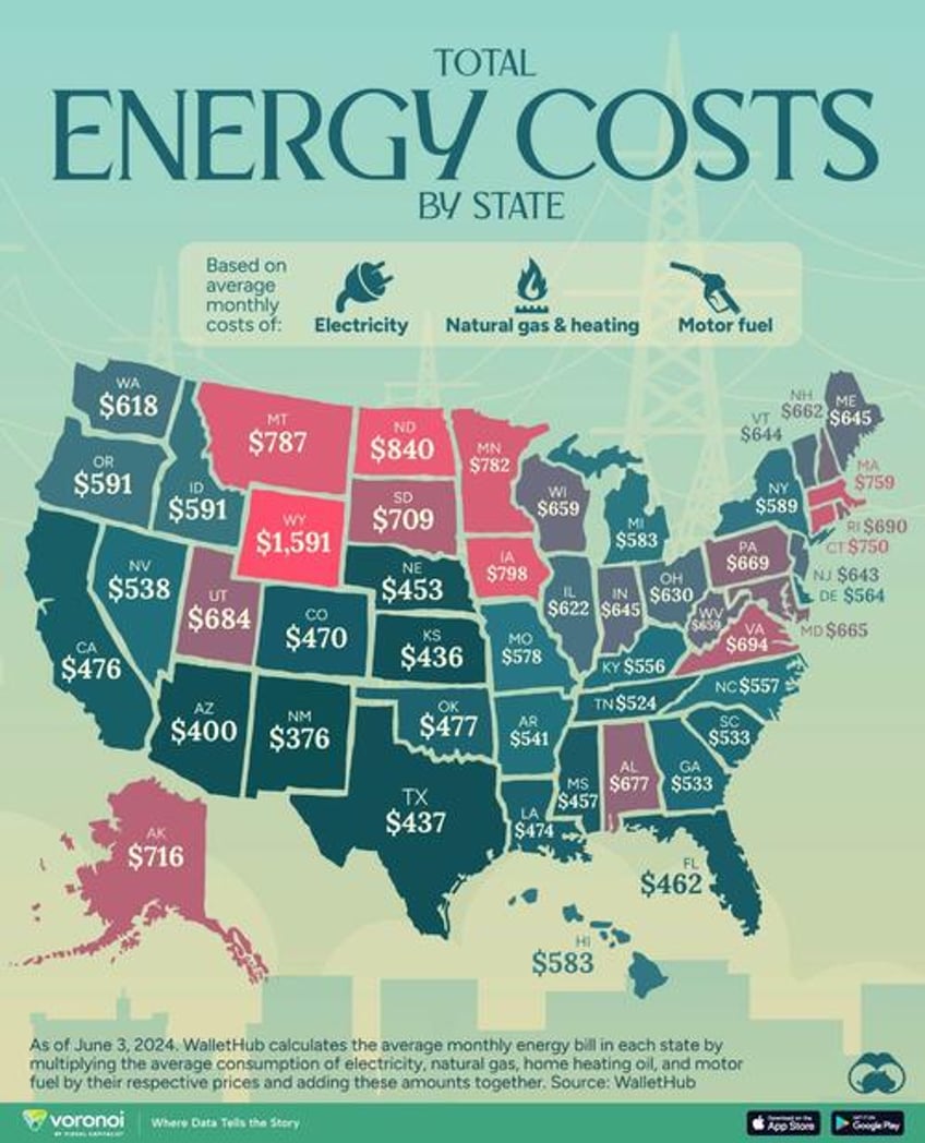 mapping americans energy costs by state in 2024