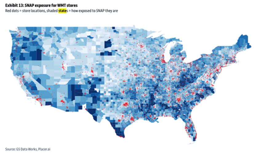 mapping out welfare shockwave by retailer if snap cuts passed
