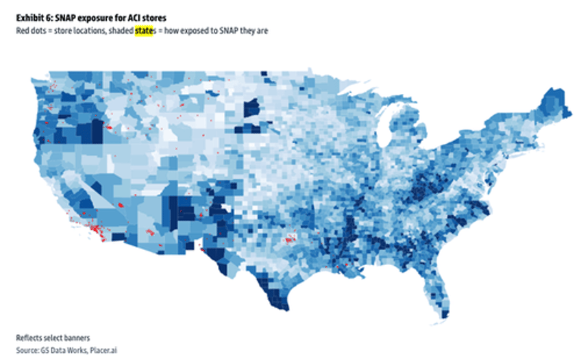 mapping out welfare shockwave by retailer if snap cuts passed