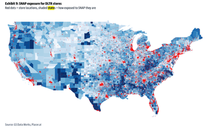 mapping out welfare shockwave by retailer if snap cuts passed