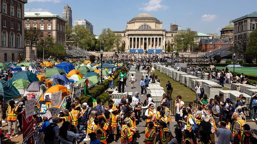 Anti-Israel protests on Columbia University campus