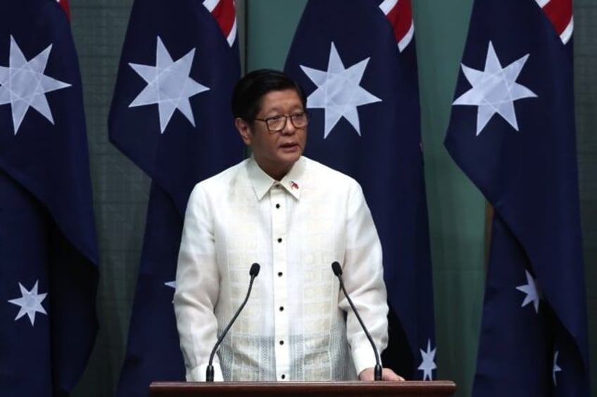 Philippines President Ferdinand Marcos Jr. told Australia's House of Representatives in Ca