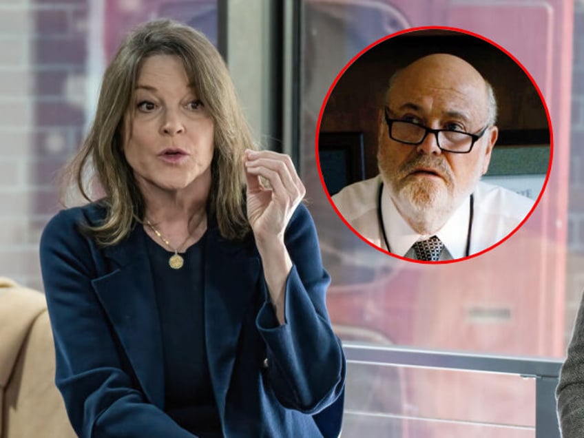 marianne williamson rebukes rob reiner for redefining democracy as the elimination of all biden opponents