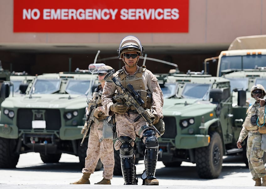 marines stand tall in face of verbal onslaught in la protest