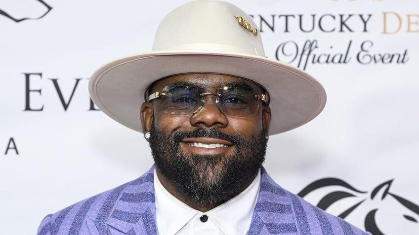 Mark Ingram at a derby gala