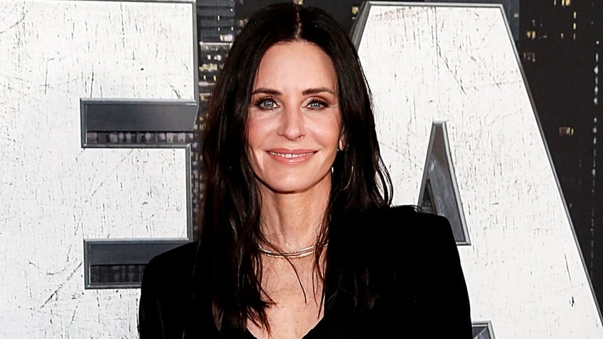 Courteney Cox on the Scream red carpet