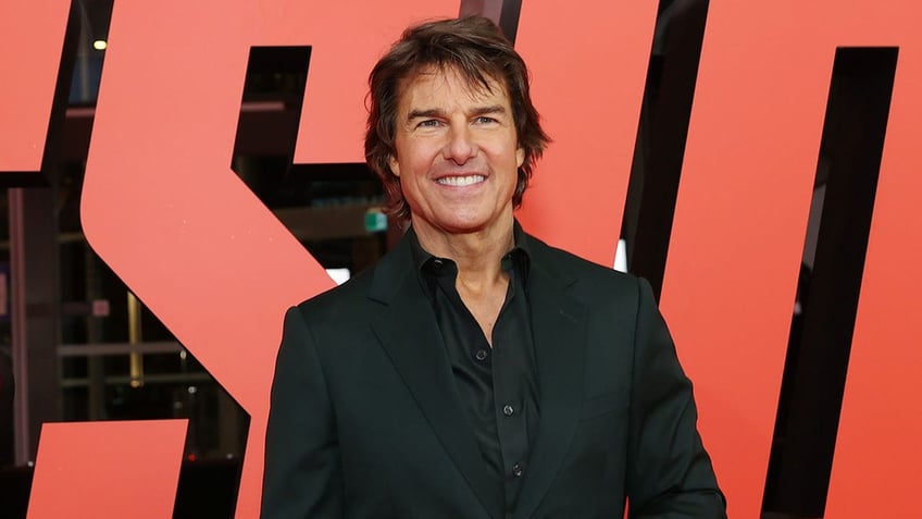 Tom Cruise at movie premiere