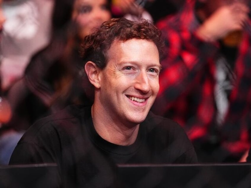 Meta chief Mark Zuckerberg shares a grin