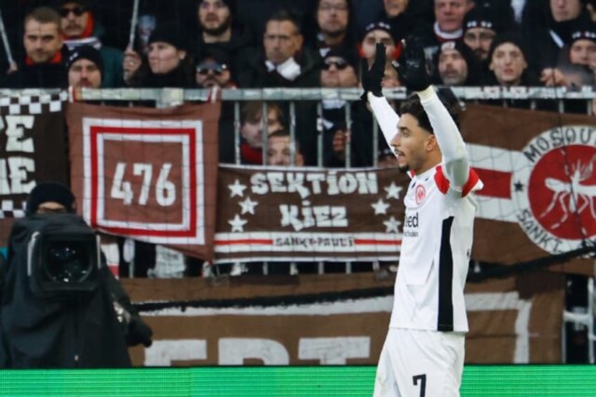 Eintracht Frankfurt forward Omar Marmoush declined to celebrate his goal against former cl