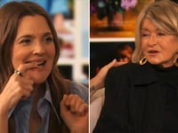 Martha Stewart appears annoyed by Drew Barrymore during touchy interview