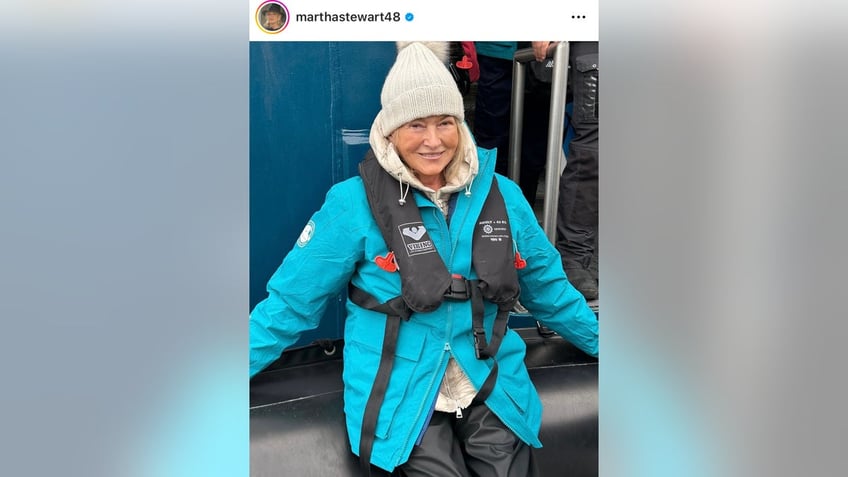 martha stewart under fire for using small iceberg to chill her cocktails during greenland trip