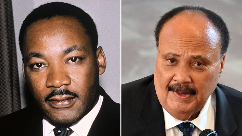 MLK Jr., Martin Luther King III split image