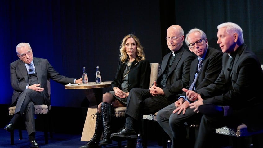 Martin Scorsese held a panel discussion with consultant Mary Karr, Father James Martin, author Paul Elie and Father Edward Beck after an exclusive screening of his new FOX Nation new series "The Saints.