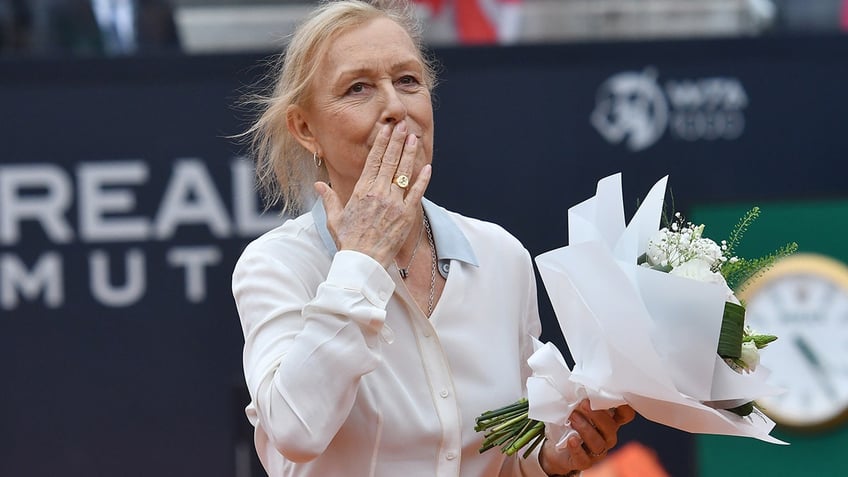 Martina Navratilova in Rome