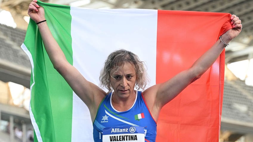 Valentina Petrillo after race