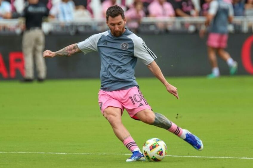 Inter Miami star forward Lionel Messi, still struggling with a right hamstring injury, wil