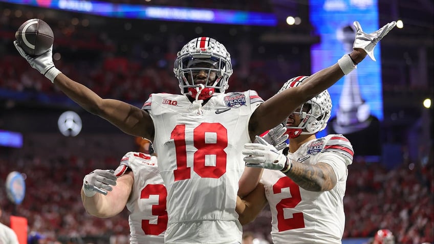 Marvin Harrison Jr after touchdown