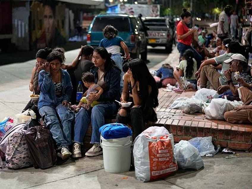 People displaced by violence in towns across the Catatumbo region, where rebels of the Nat