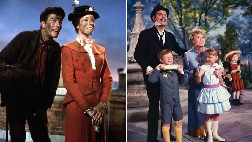 Mary Poppins split image