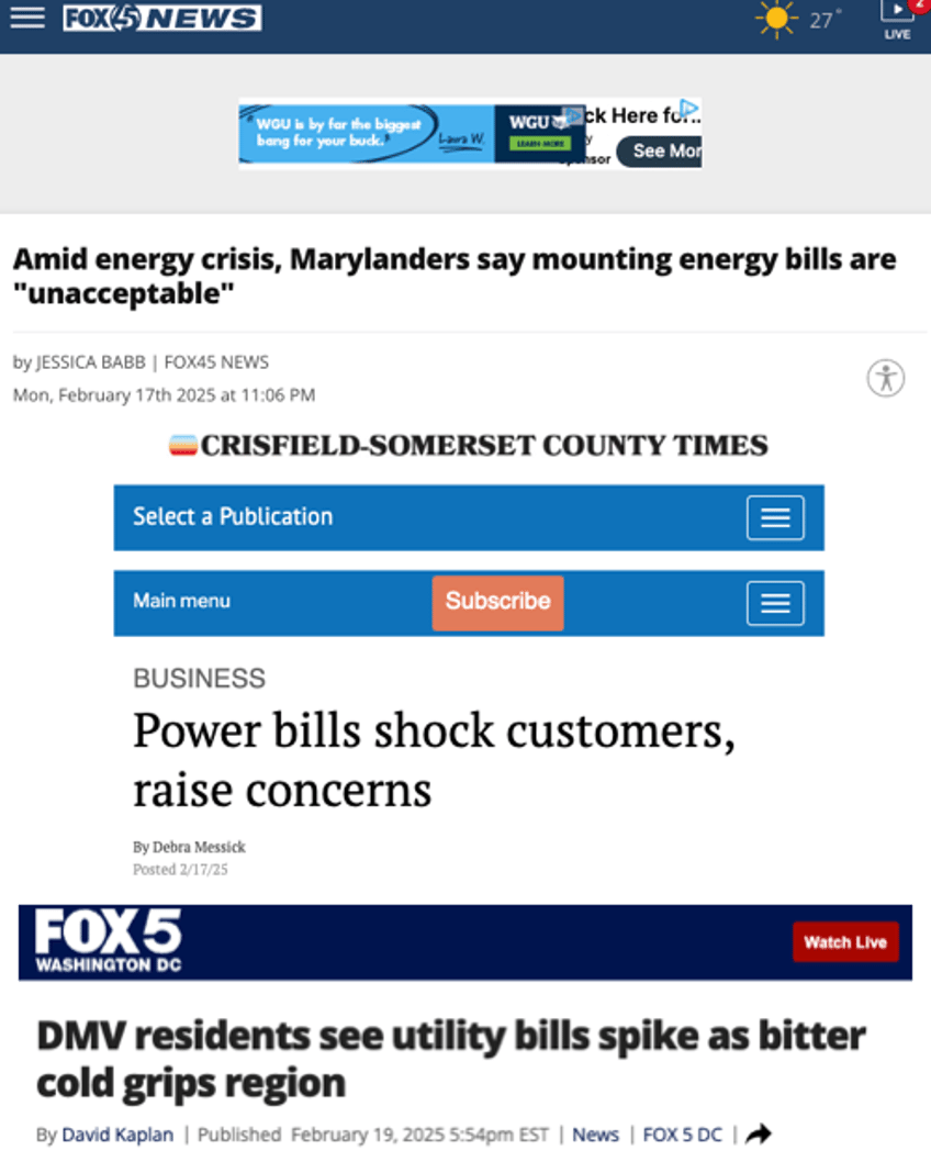 maryland democrats extremist green agenda sparks power bill crisis crippling households