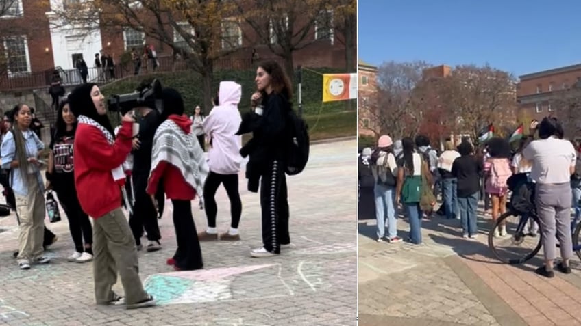 maryland jewish students react to holocaust 20 graffiti taliban flag appearing on campus