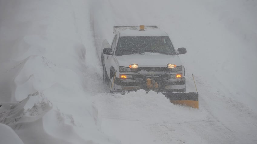 snow plow in Maryland