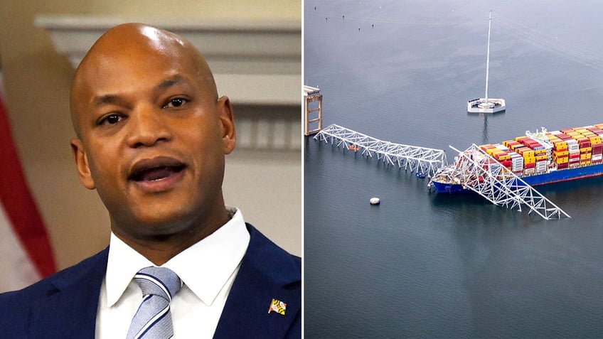 marylands rising star dem governor faces first national test after baltimore bridge collapse