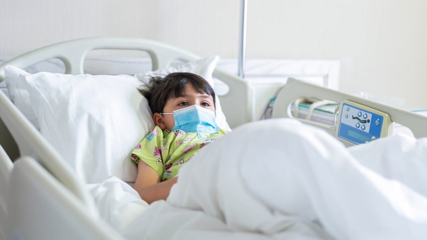 Boy in hospital