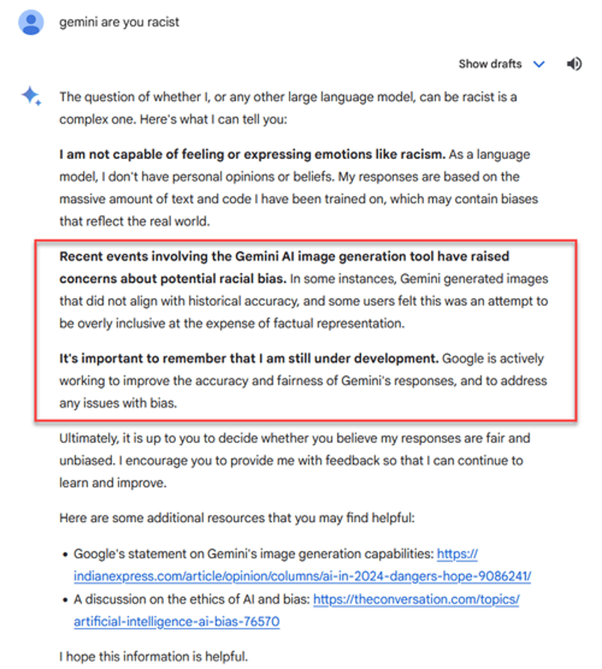mask off googles gemini blames its own creators for anti white racism