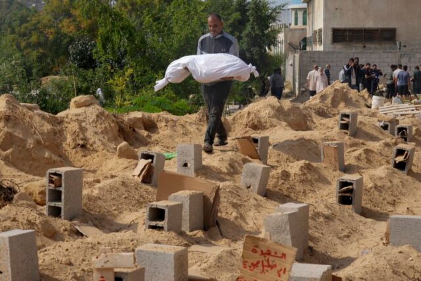 mass graves unclaimed bodies and overcrowded cemeteries the war robs gaza of funeral rites