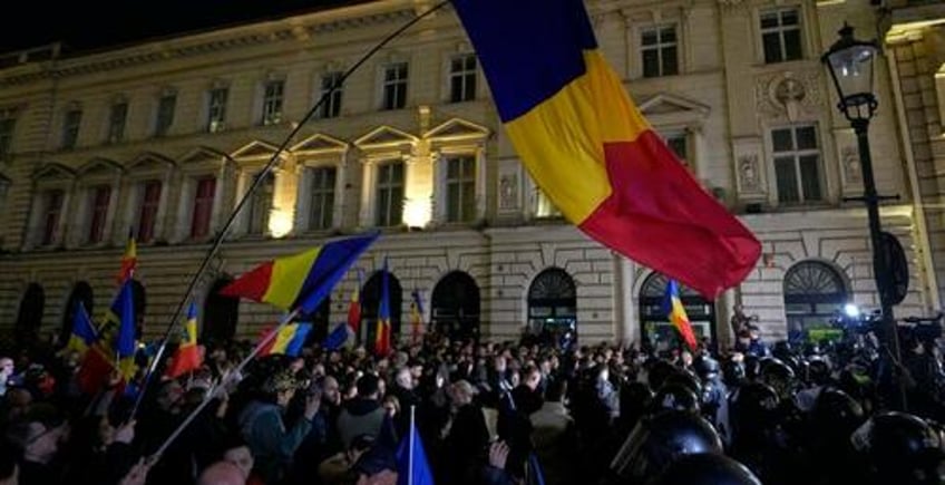 mass protests erupt across romania after georgescus presidential candidacy rejection sparks international condemnation