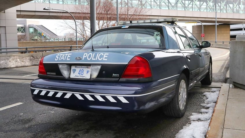 Mass State Police car