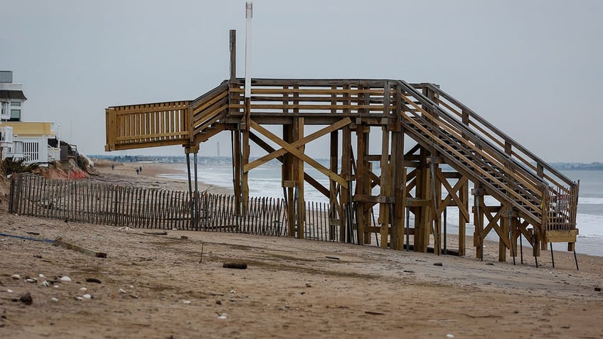 Beach damage