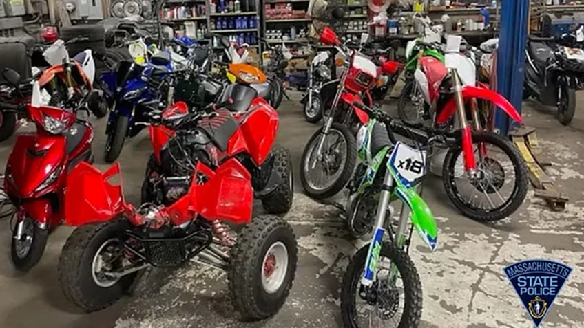 massachusetts state police video shows officers chasing down dirt bike riders in city streets