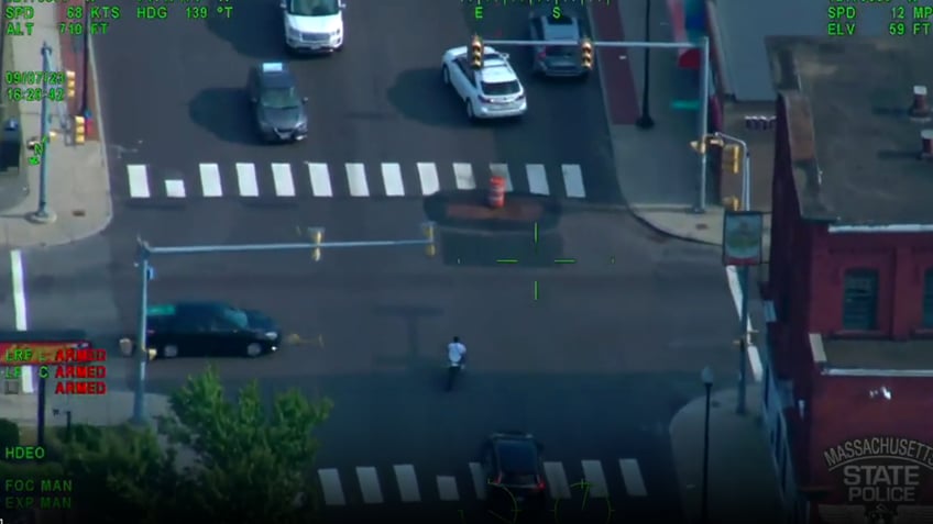 massachusetts state police video shows officers chasing down dirt bike riders in city streets