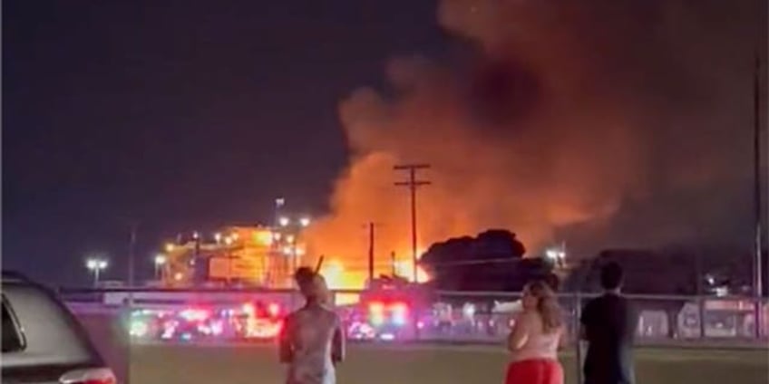 massive fire explosions reported at sherwin williams facility in garland texas