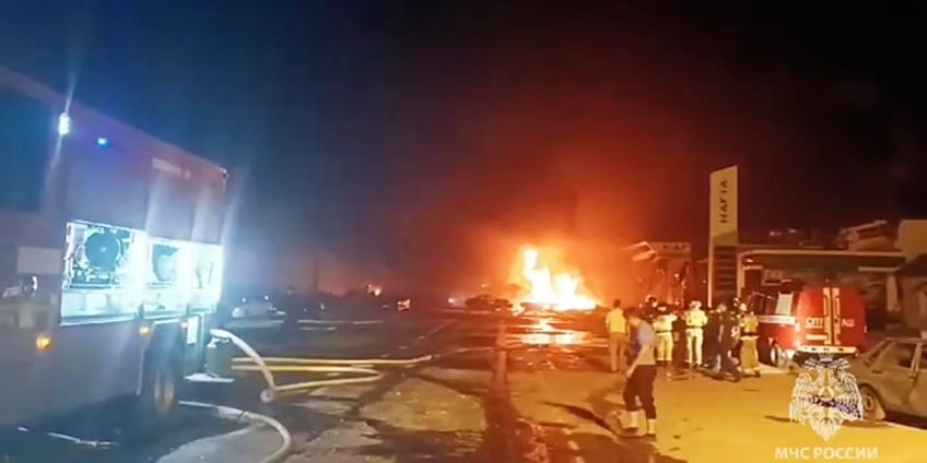 massive gas station explosion in russia leaves 35 dead dozens injured